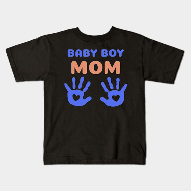 Baby Boy Mom Kids T-Shirt by A Reel Keeper